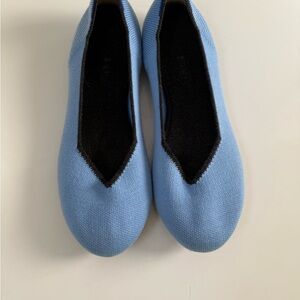 Rothy’s Blue Knit Flats